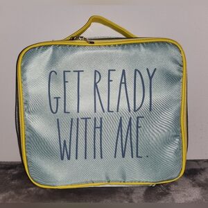 Rae Dunn "Get Ready With Me" Cosmetic Bag